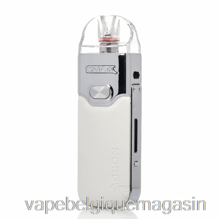 Vape Belgique Smok Nord Gt 80w Système Pod Cuir Blanc